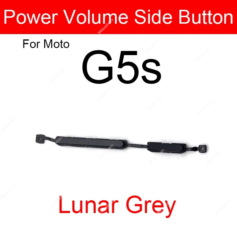 ON / OFF Power Button + Volume Side Key For Motorola Moto G5 G5s Plus G4 Plus G4 Play Power Volume Switch Key Repair Parts