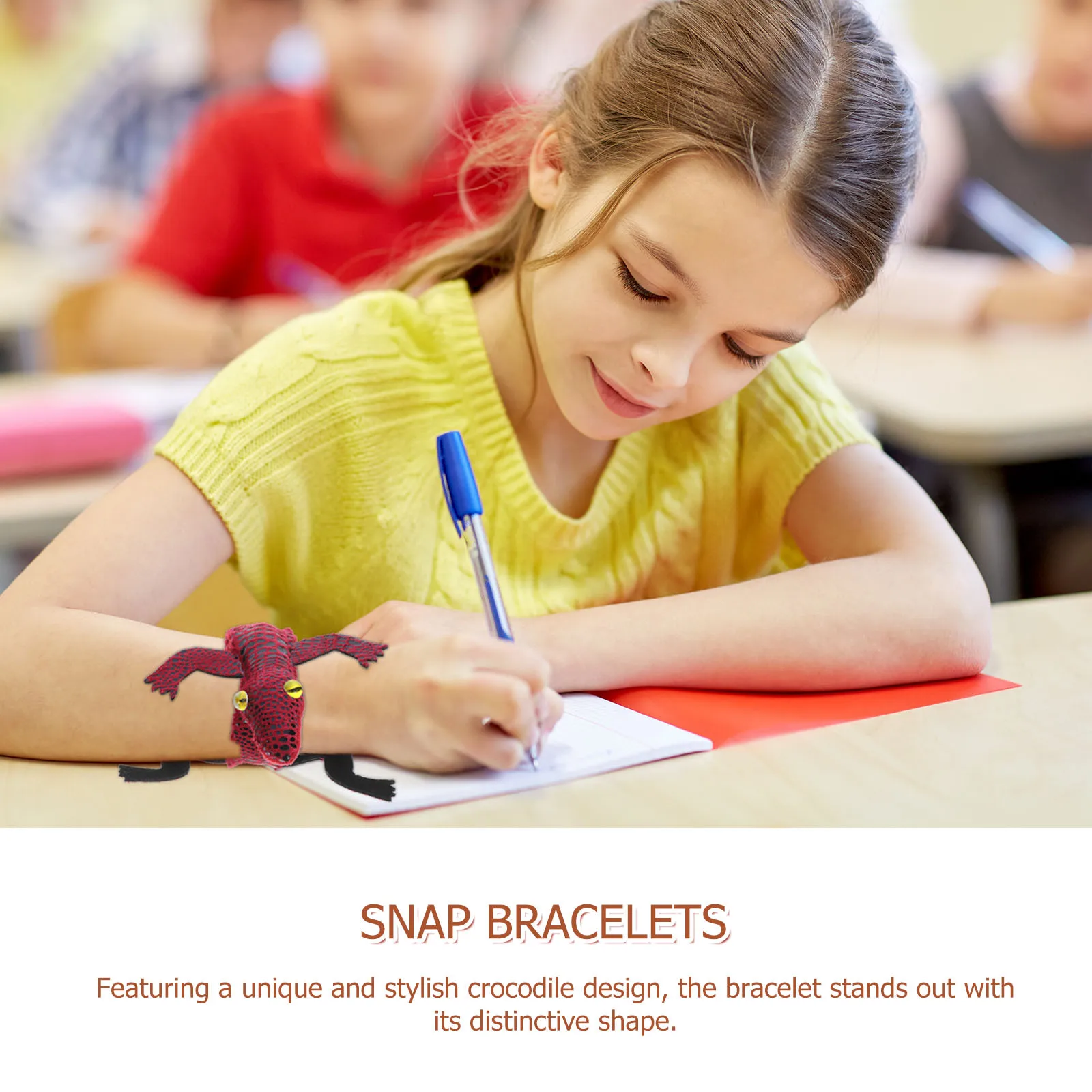 6 قطعة أساور صفعة الصلب المفاجئة أساور الاطفال حفلة الحسنات الحيوان الأساور المفاجئة سوار موضوع هدايا الحفلات