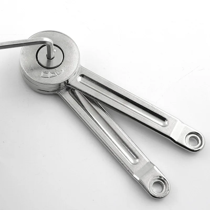 Pegangan tarik dari paduan seng untuk lemari, penyangga pintu lemari yang terangkat, aksesori perangkat keras lemari, penggeser furnitur.