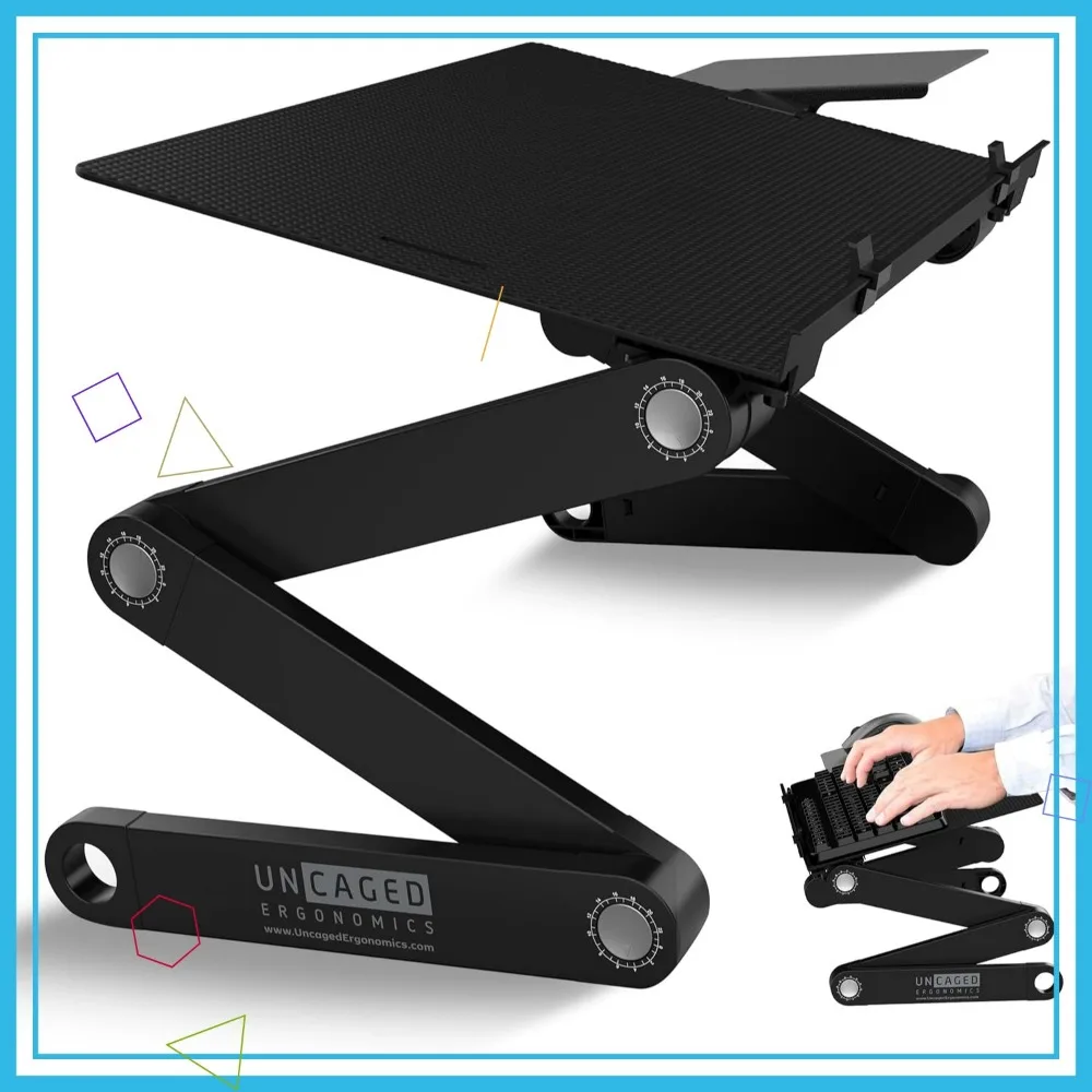 

Регулируемая эргономичная подставка для клавиатуры с подставкой для мыши для стола, портативная и легкая для удобного набора текста