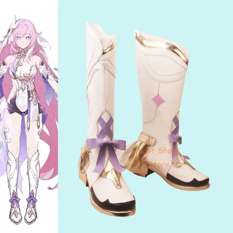 Game Honkai Impact 3rd Elysia Cosplay Boots Comic Anime Game for Con Halloween Party Cosplay Costume Prop Sexy Style