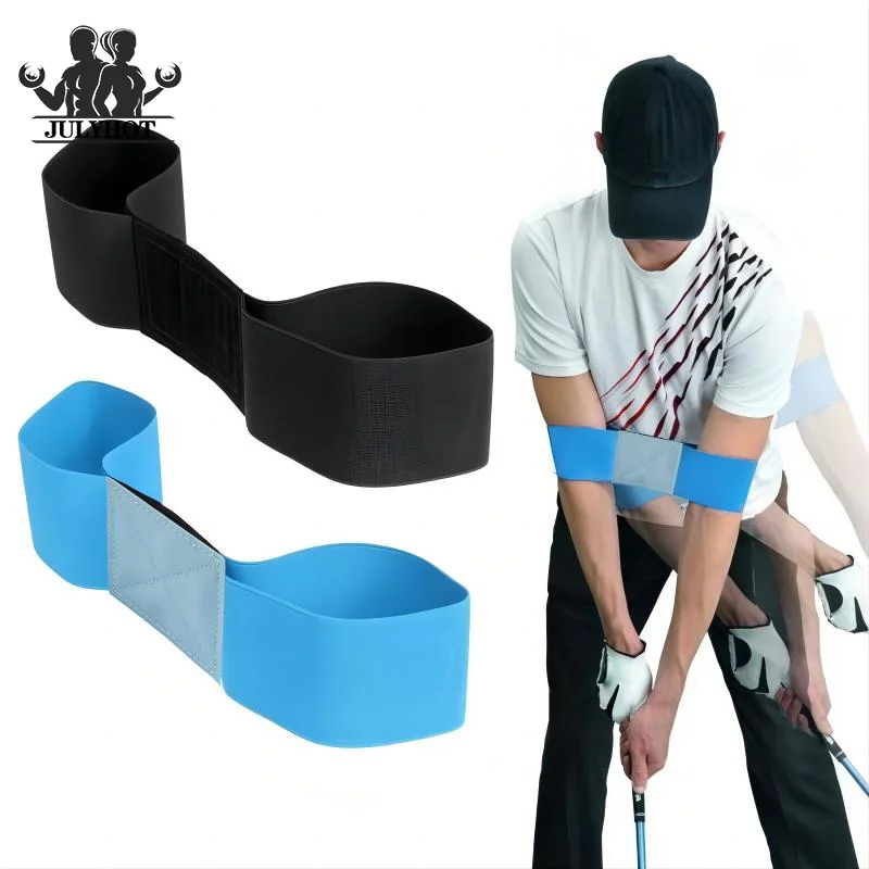 Golf Swing Training Aid Adjustable Armband for Beginners Maintains Proper Posture Supports Arm Position During Golf Practice