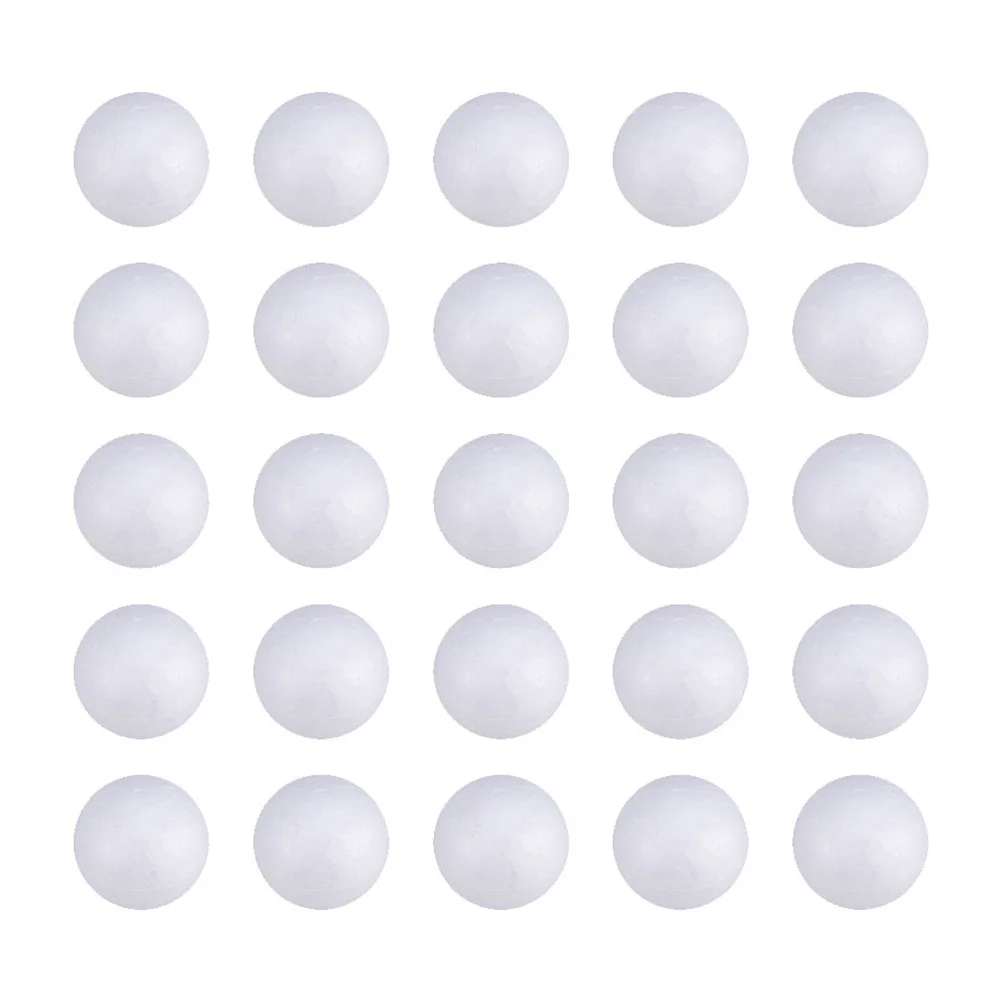 

240 Pcs Small Heart Foam Ball Christmas Ornaments Blank Balls Wedding Decor White Polystyrene Cute Forms Decoration