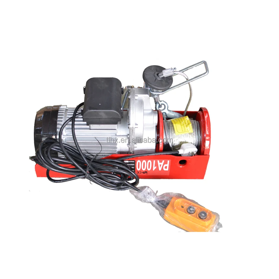 

Мини-строительное подъемное оборудование Pa500 Модель 500 кг Электрическая лебедка с беспроводным пультом дистанционного управления