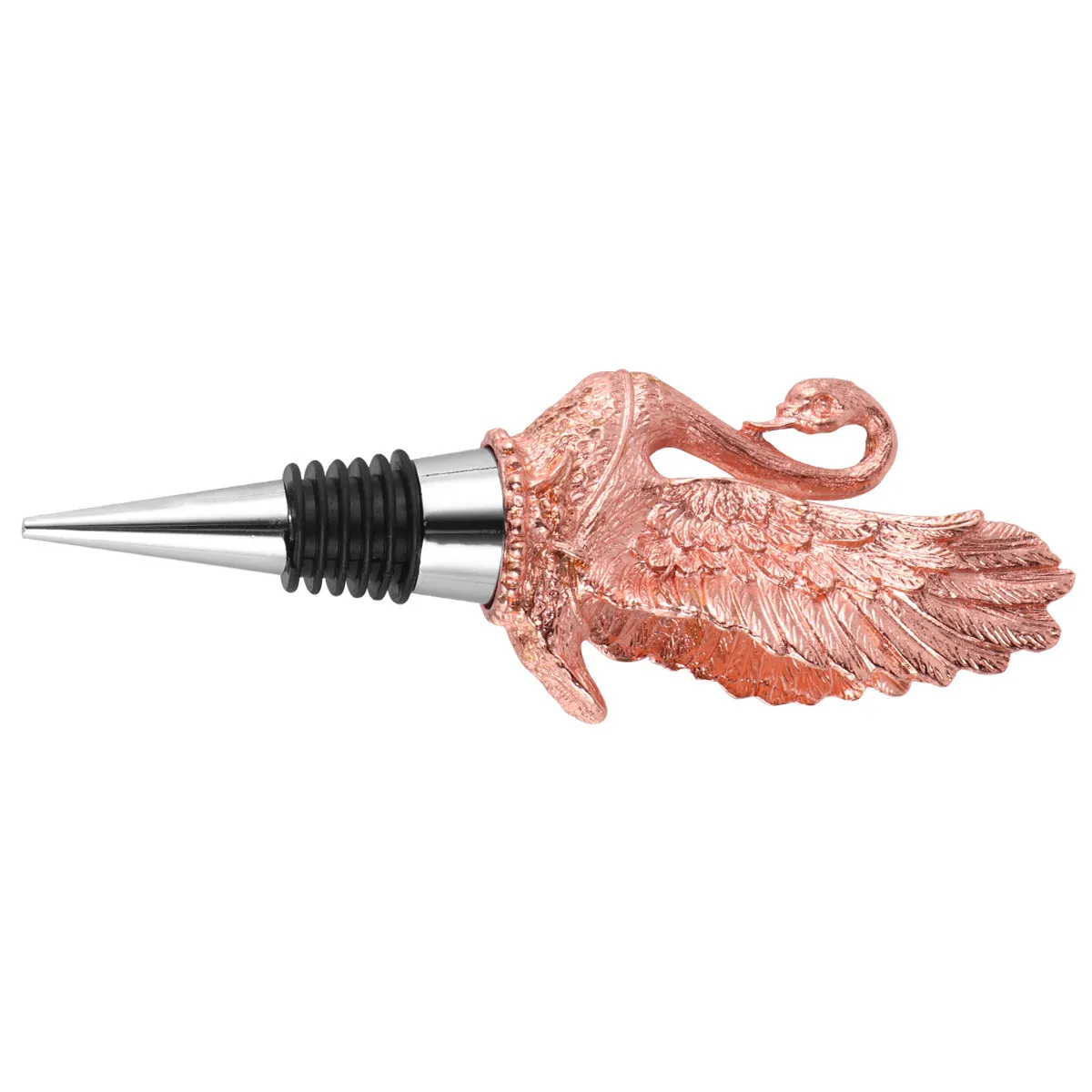 

Дозатор-пробка для бутылок в форме животного, розовое золото, цинковый сплав, для розлива алкоголя, уксуса, масла, для баров и ресторанов