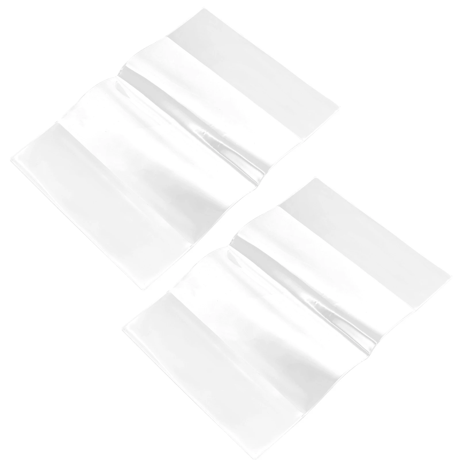 2 Pcs Book Protection Sleeve Protector Cover Books Anti-wear Covers Plastic Clear