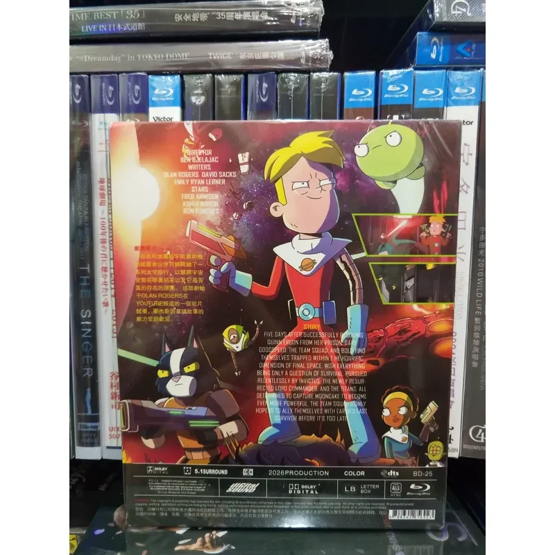 Final Space Season 1 to 3 Complete Series Blu-ray Disc Collection