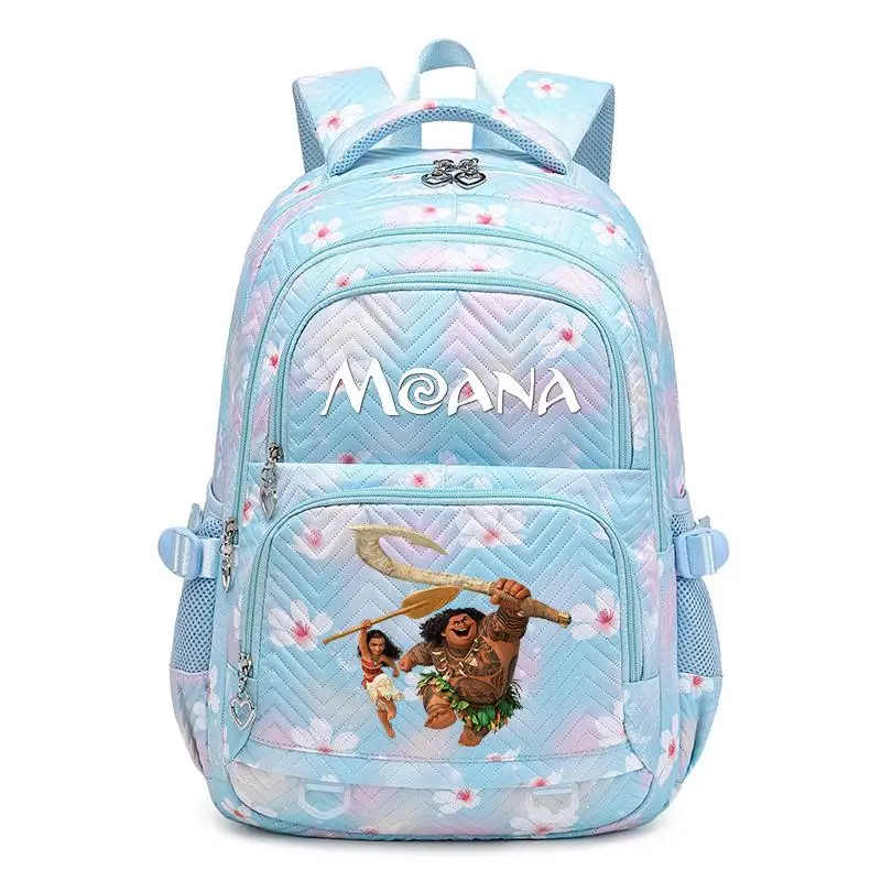 Disney Moana Students Backpack School Bag Sets For Kid Girl Boy Schoolbag Primary Kawaii Waterproof Children Bag Travel Backpack