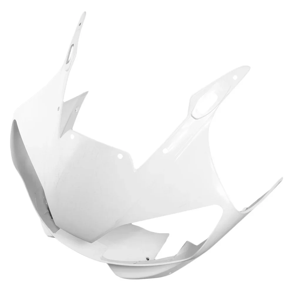 

Motorcycle Upper Front Nose Fairing Cowl Injection Mold ABS Plastic Unpainted White For Yamaha YZF R6 YZFR6 1998-2002 YZF-R6