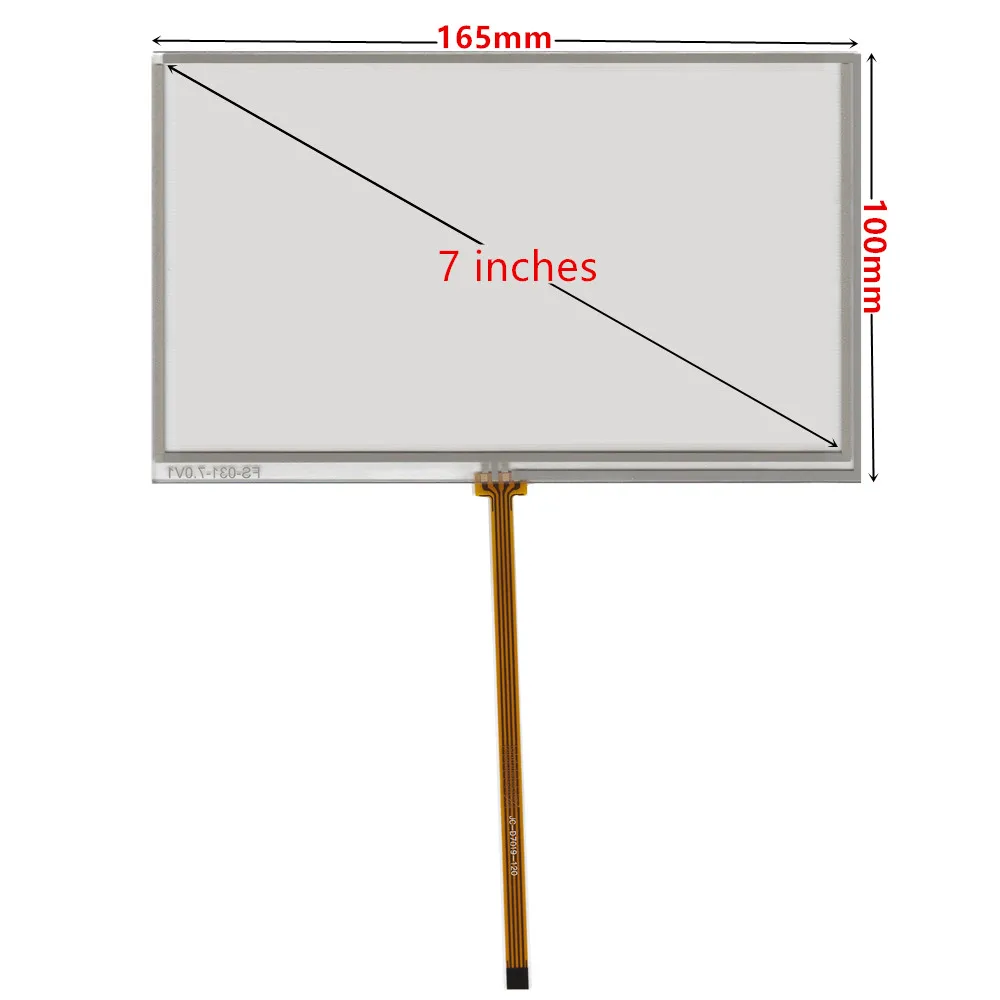 10ชิ้น/ล็อต6.2/7/8นิ้วแผงกระจกหน้าจอสัมผัส Digitizer 4Pin สำหรับรถยนต์ DVD GPS นำทางมัลติมีเดีย