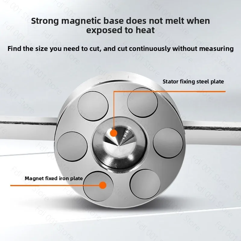 P80 Plasma Cutting Compass, Circle Cutter, Strong Magnetic Base, Manual Cutting Torch, Compass, Plasma Cutter Torch Accessories