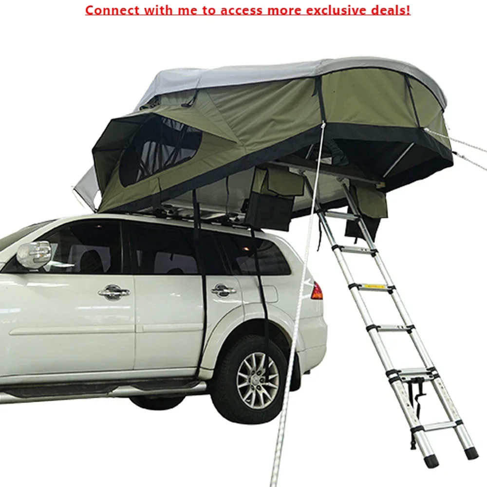 

Best Selling Suv Car Side Open Rooftop Tent Waterproof Outdoor Off-Road Camping Car Rooftop Tent Model