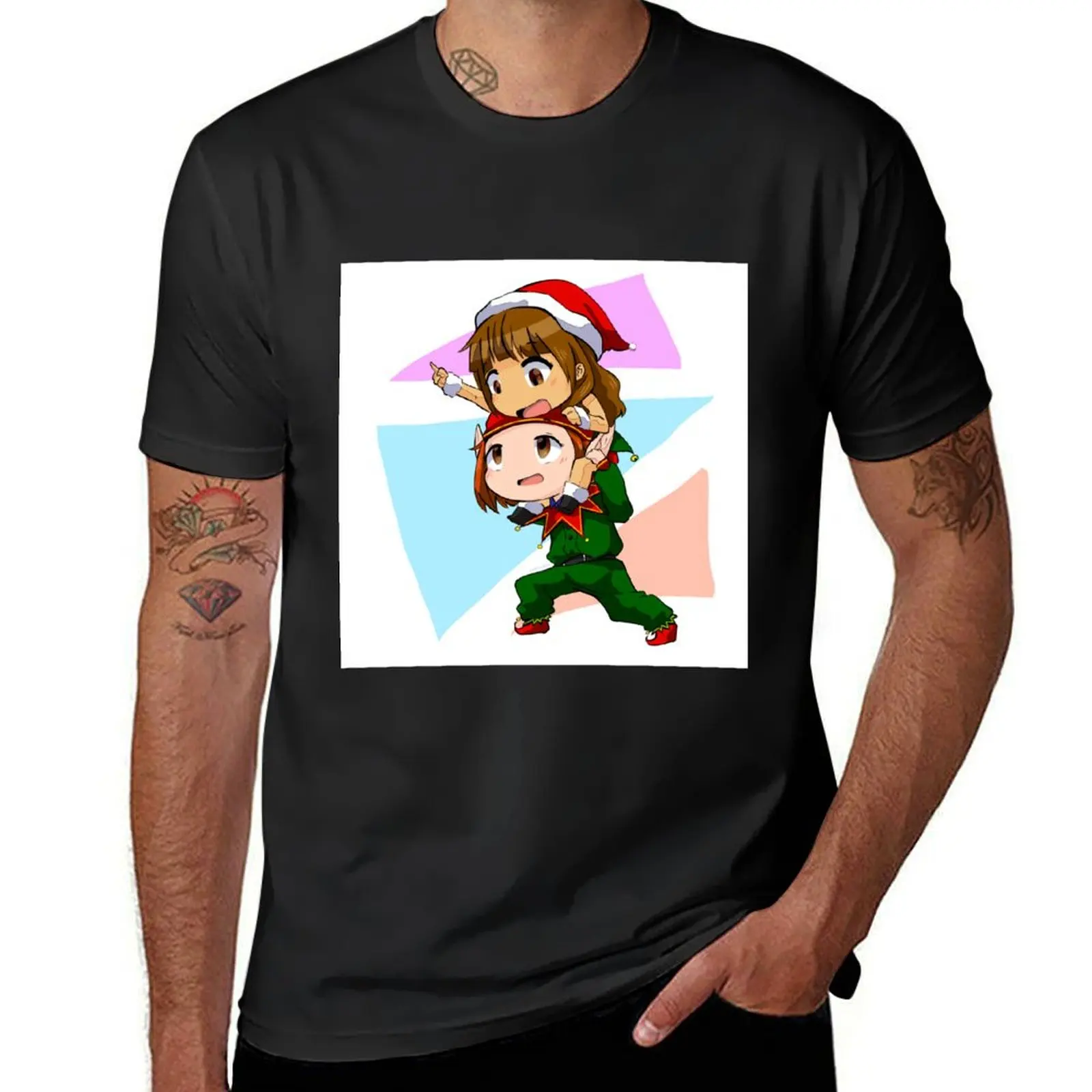 Xmas WayHaught T-Shirt plus sizes customs graphics anime Men's t-shirts