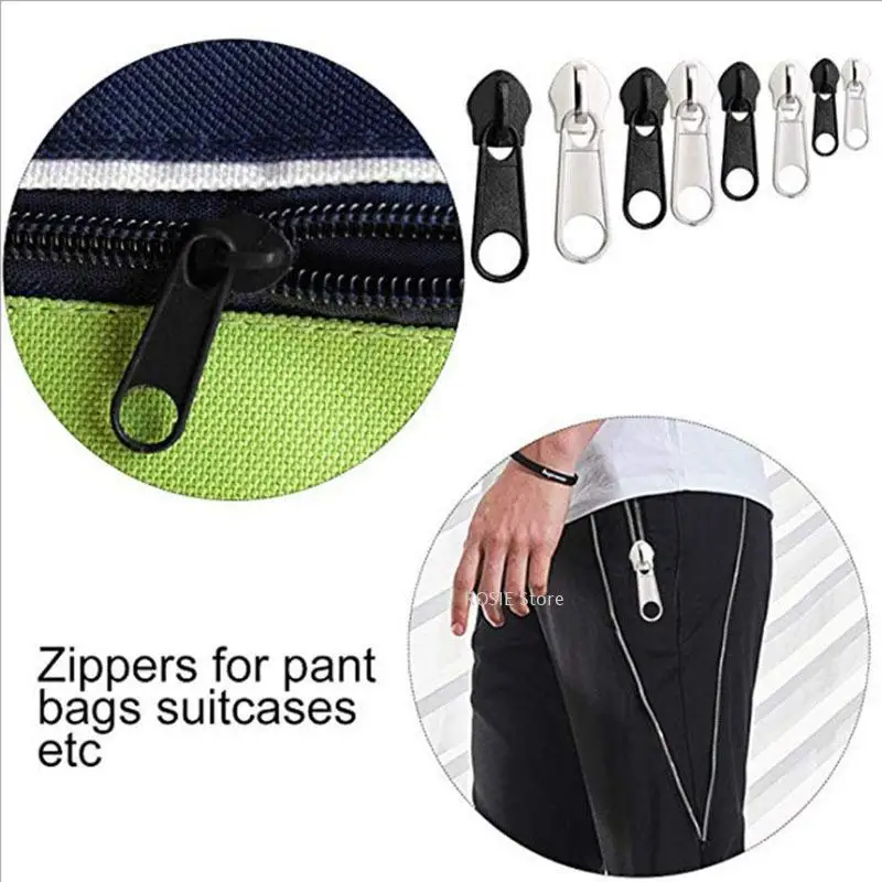 Zipper Puller Set Diy Zipper Repair Kit Damaged Tool Travel Bag Handbag Clothing Zipper Head Repair Tool