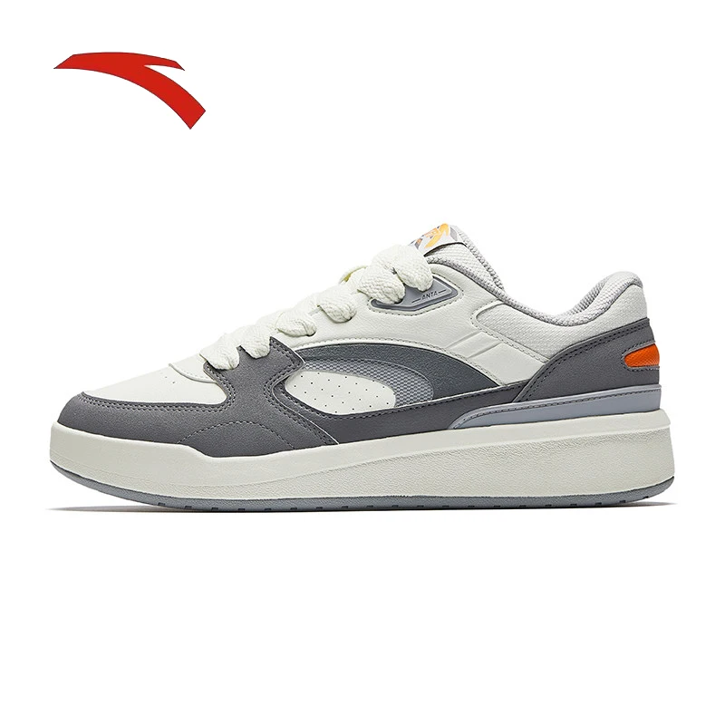 ANTA 4KELAN Men's basketball style thick-soled sneakers with height-increasing boards, winter casual shoes