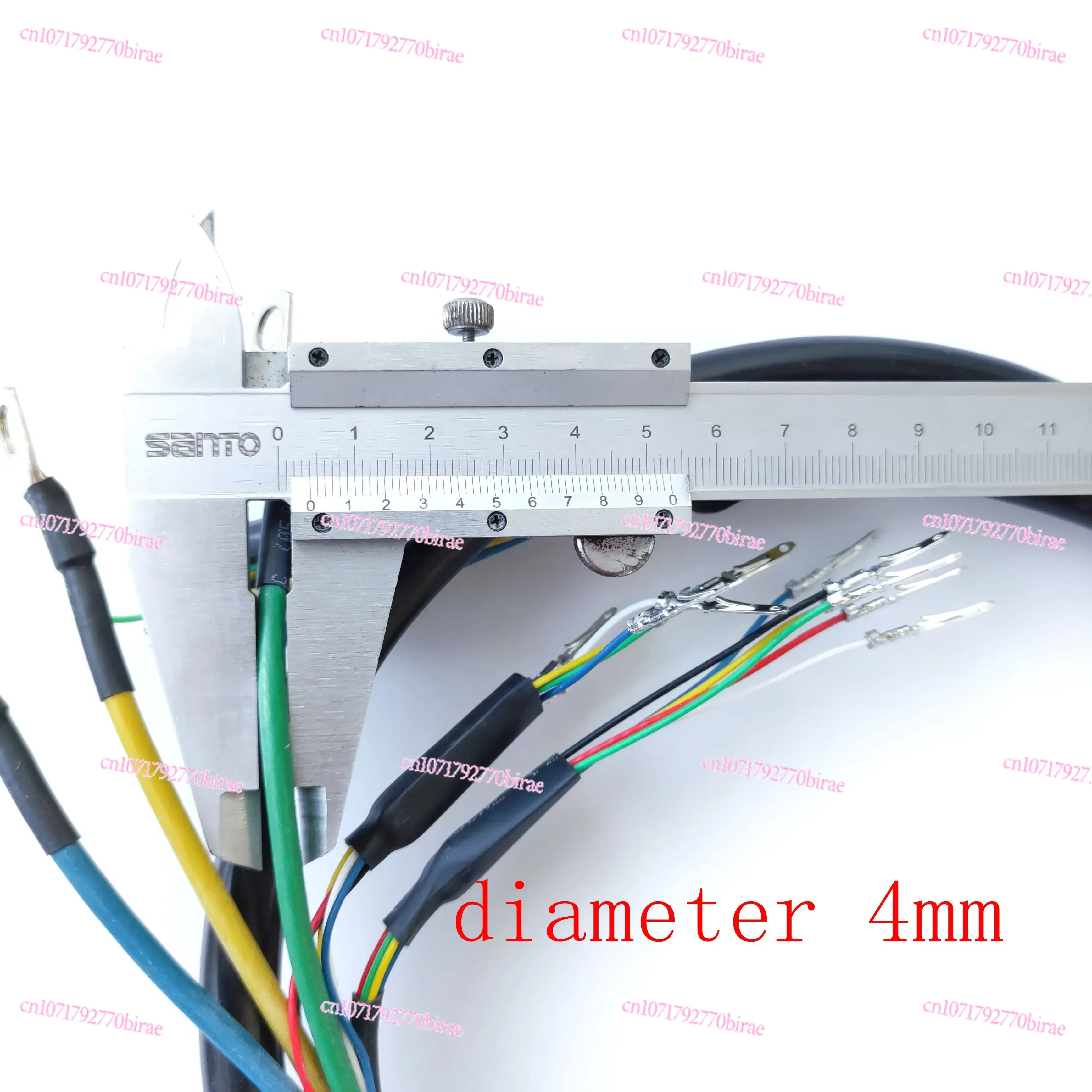 

9 AWG Motor Cable Wire for 3000W E-bike with 6mm Square Section 3xPhrase Wire +6x2 Dual Hall Sensor Wire High Quality Cable