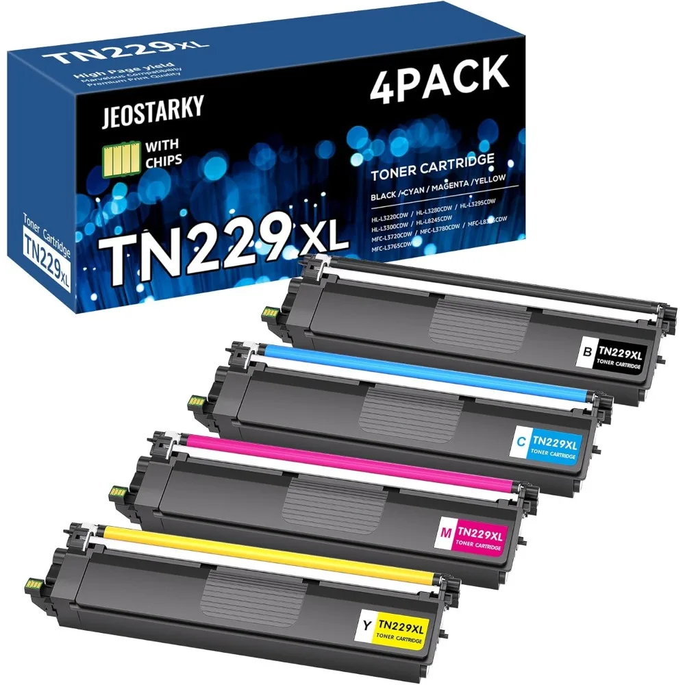 

TN229XL TN229 Toner Cartridge High Yield Replacement for TN229 TN229XL Toner Compatible with MFC-L3780CDW