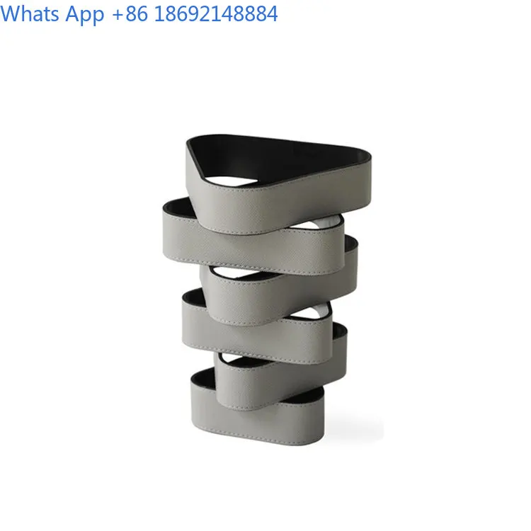 Modern Luxury Irregular Layered Vase Decorative Ornament for Living Room Entry Table