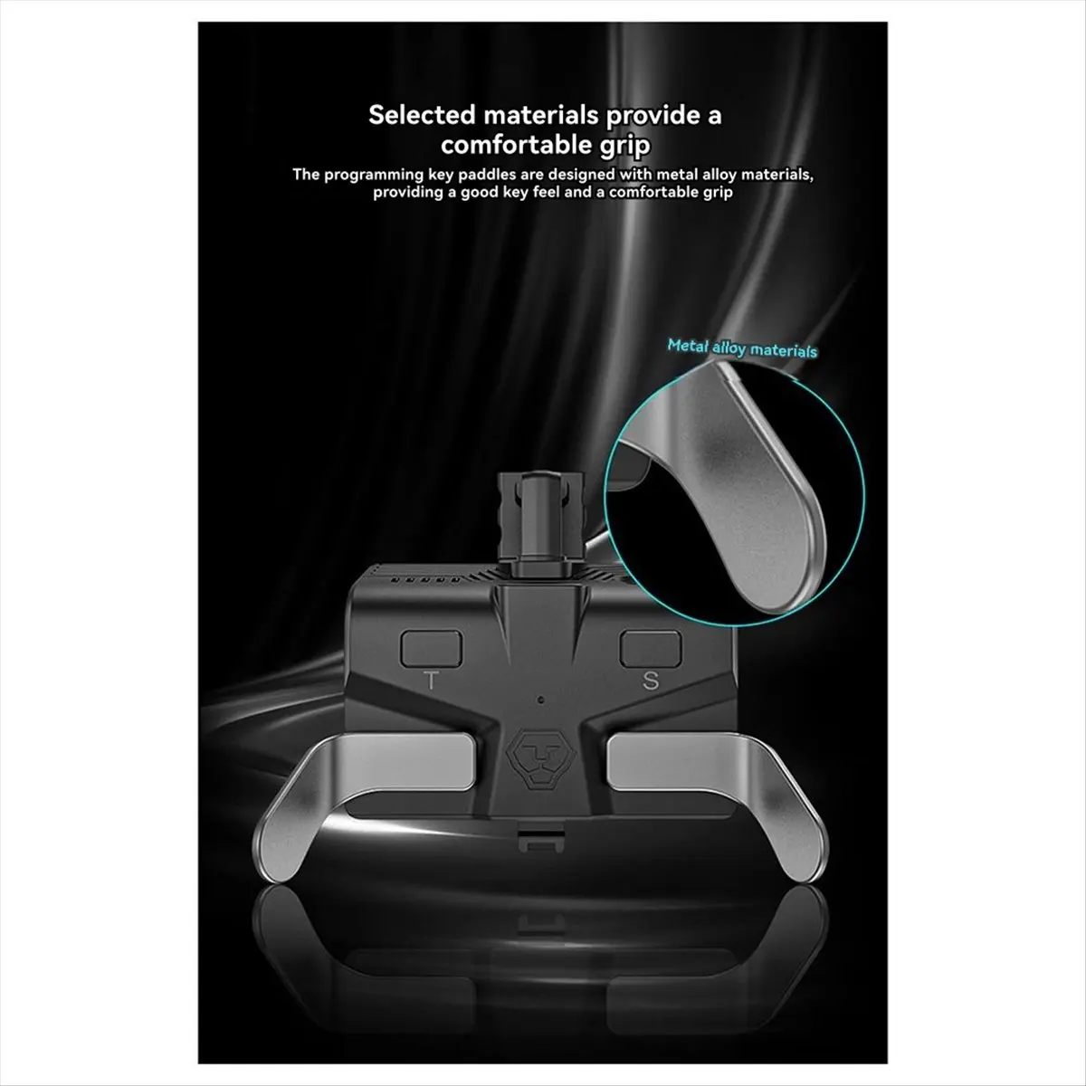 DT81 Game Controller Back Button Trigger Attachment with 3.5MM Headphone Jack Type-C Interface for Xbox One/XBOX Series X/S