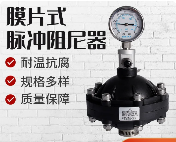 Pulsation Damper 0.35-4L DN15-DN50 Internal Thread Diaphragm Pulsation Dampener For Pumps Dosing System