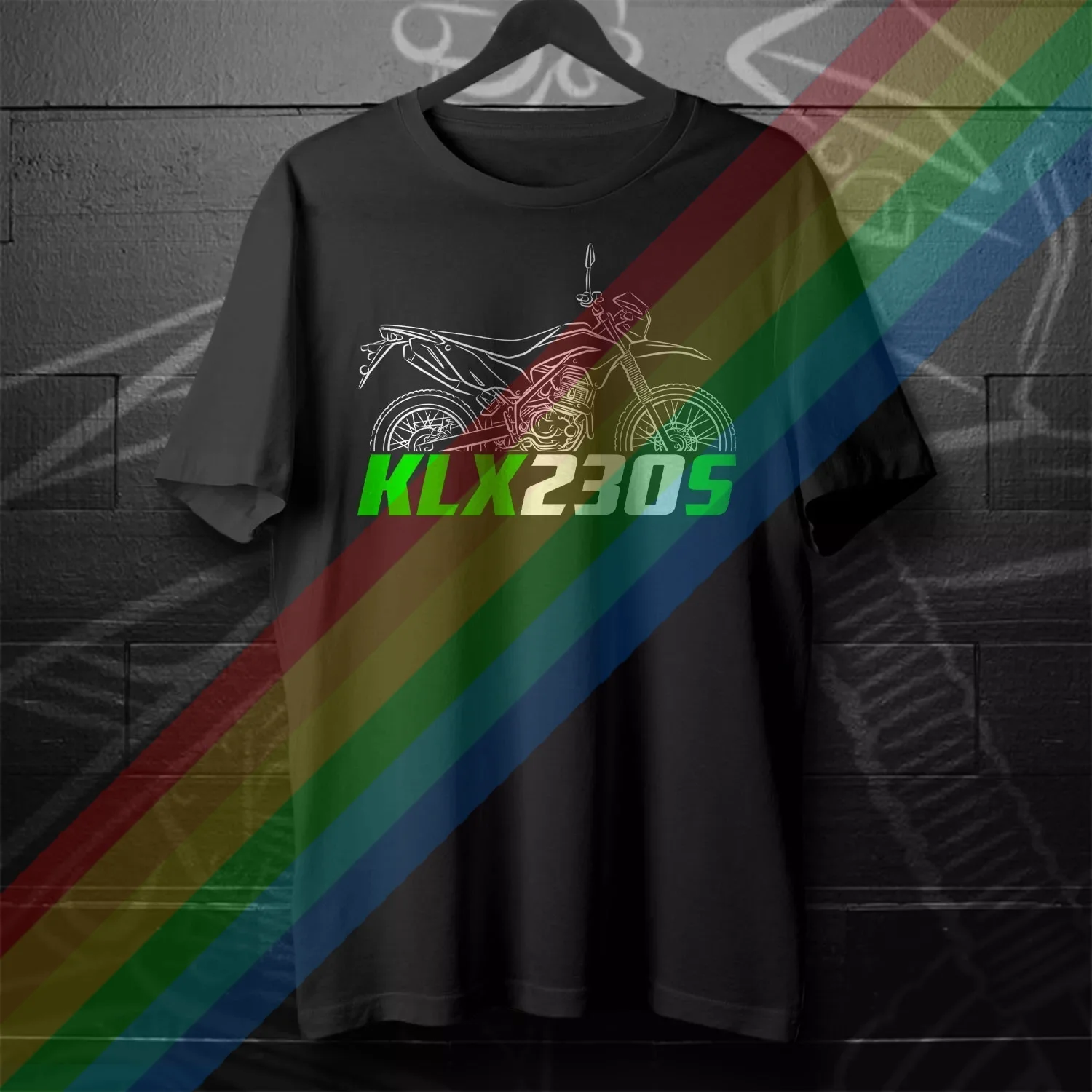 2025 رجل تي شيرت عادية KLX230 2019-2025 دراجة نارية تي شيرت الجرافيك الصيف قصيرة الأكمام 100% القطن S-3XL كول المحملة