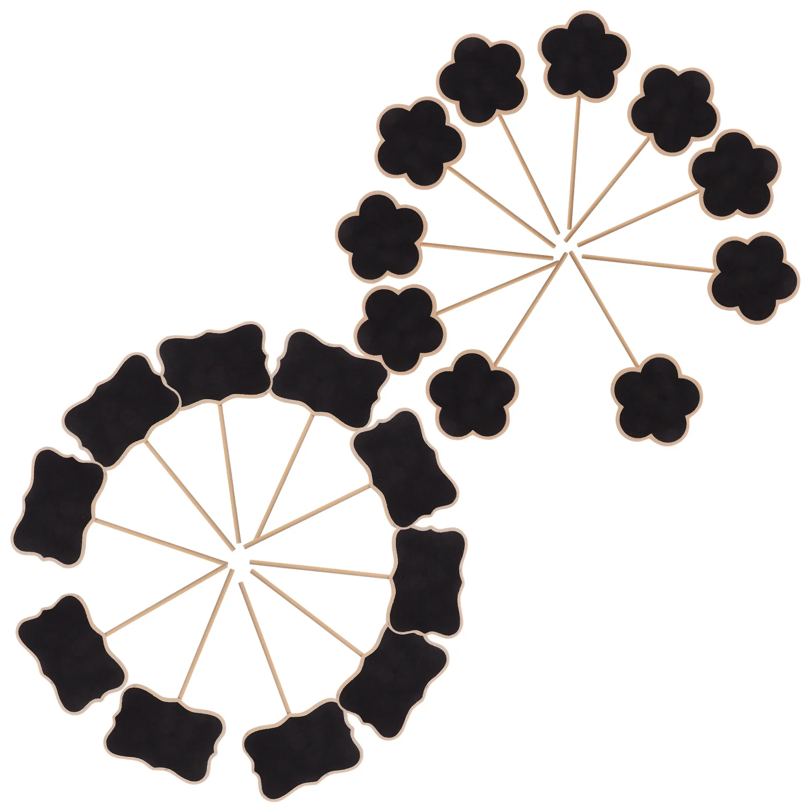 

20Pcs Plant Identification Boards Wood Craft Flower Label Stakes Lightweight Durable Garden Tags for Flowers Vegetables Plants