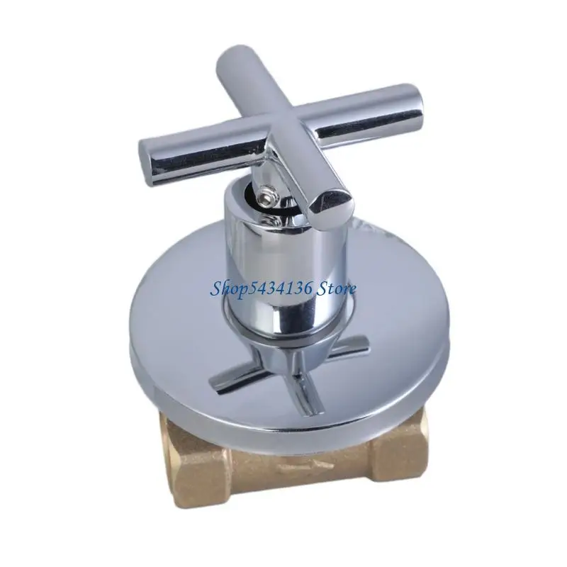 H7ED Sturdy Aluminum Alloy Water Valves DN15  NPT Female Thread Accessory for Consistent Water Flows in Various Setting