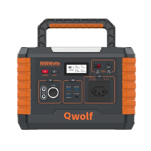 Qwolf outdoor portable mobile power supply MP1000 270000 mA portable power station lithium battery backup