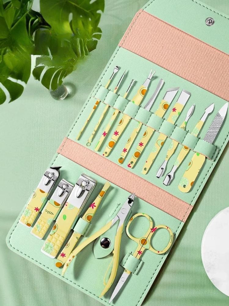 Nail Knife Set Nail Scissors Trimming Nail Pliers Female Specialized Imported Household Ear Digging Spoon