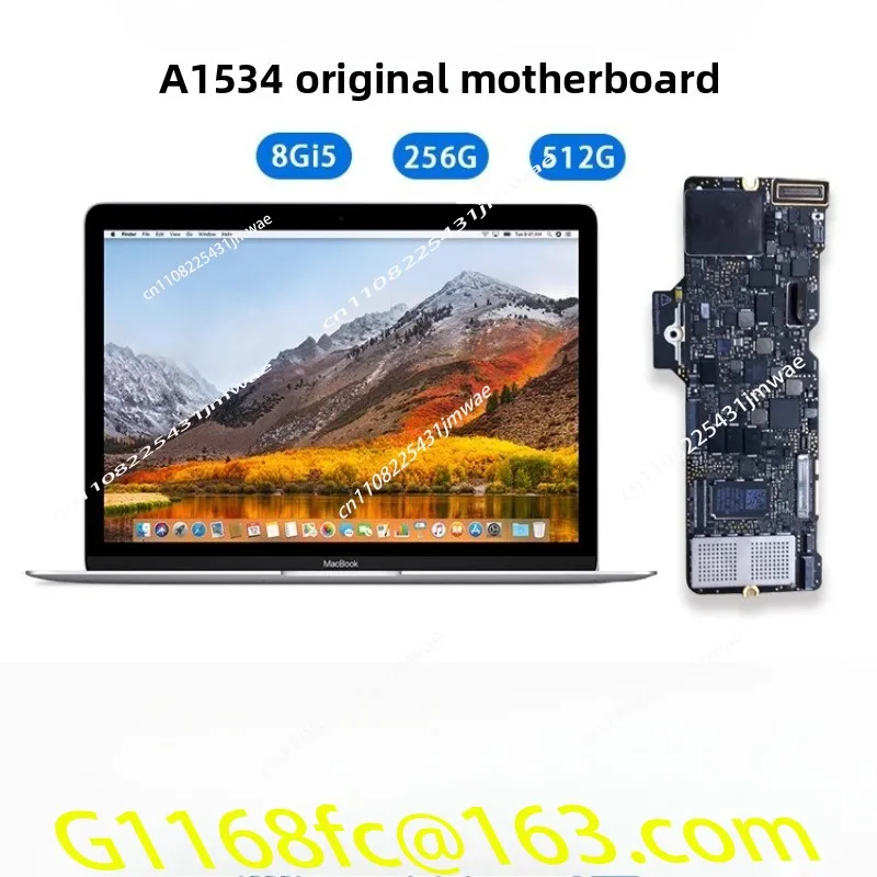 High Quality A1534 Original Main Board 2015-2017 12 Inch MacBook Notebook Hard Disk Upgrade