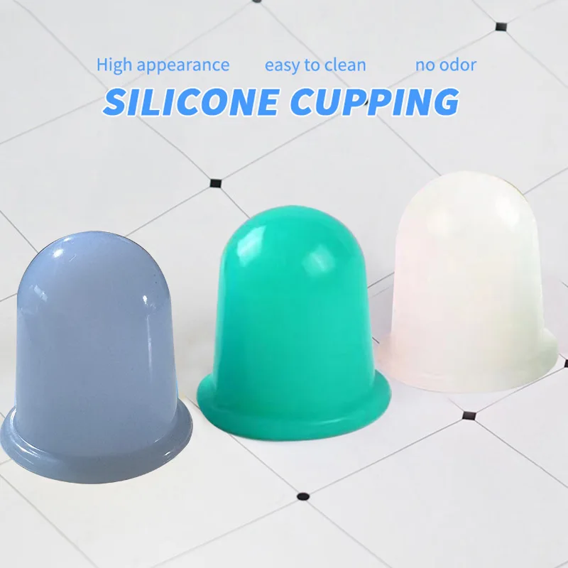 マッサージカップ、シリコンカッピングデバイス、家庭用ポータブルボディマッサージツール、カッピング真空カップ、手と足に適しています
