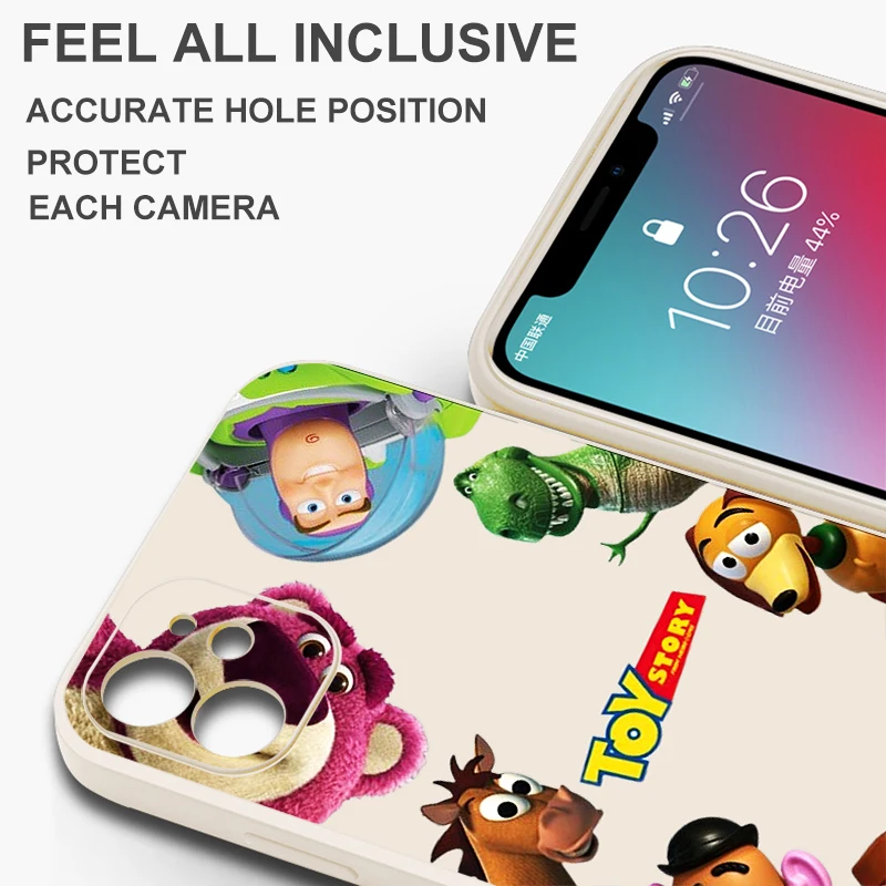 Disney Cartoon Toy Story For Xiaomi Redmi Note 13 12 11 11S 11T 10 10S 10T Pro Plus 4G 5G Phone Case Funda Coque