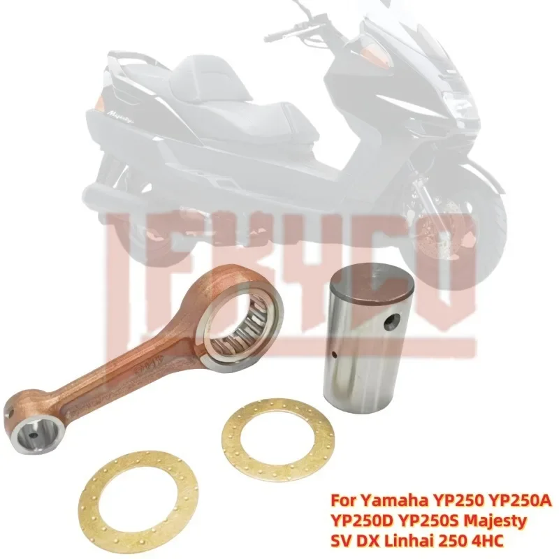 

Motorcycle Connecting Rod Moto Conrod for Yamaha YP250 1995-1999 YP250A YP250D YP250S Majesty SV DX 1998-1999 Linhai 250 4HC ATV