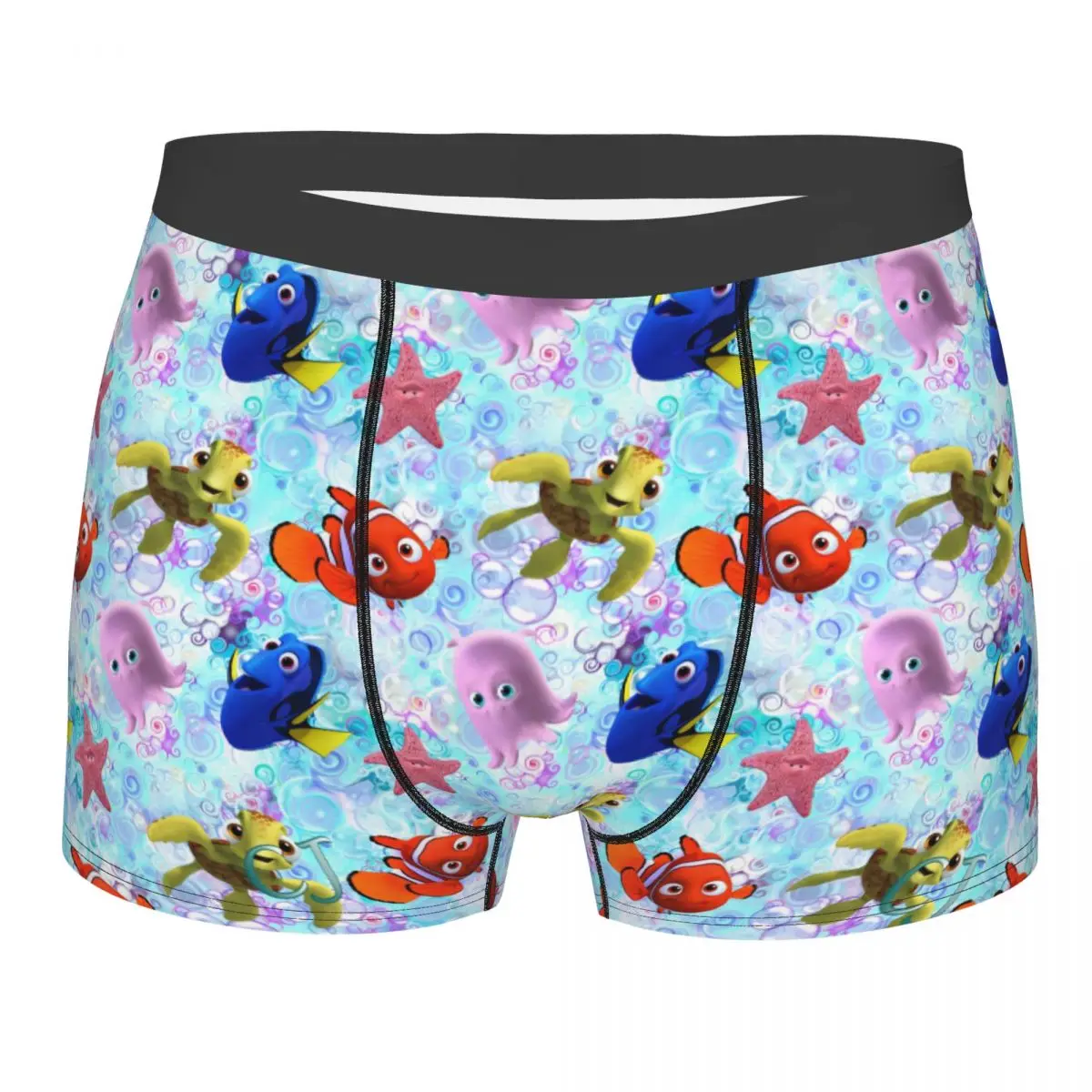 

Custom Finding Nemo Classic Mangas Fish Underwear Male Print Boxer Shorts Panties Briefs Soft Underpants