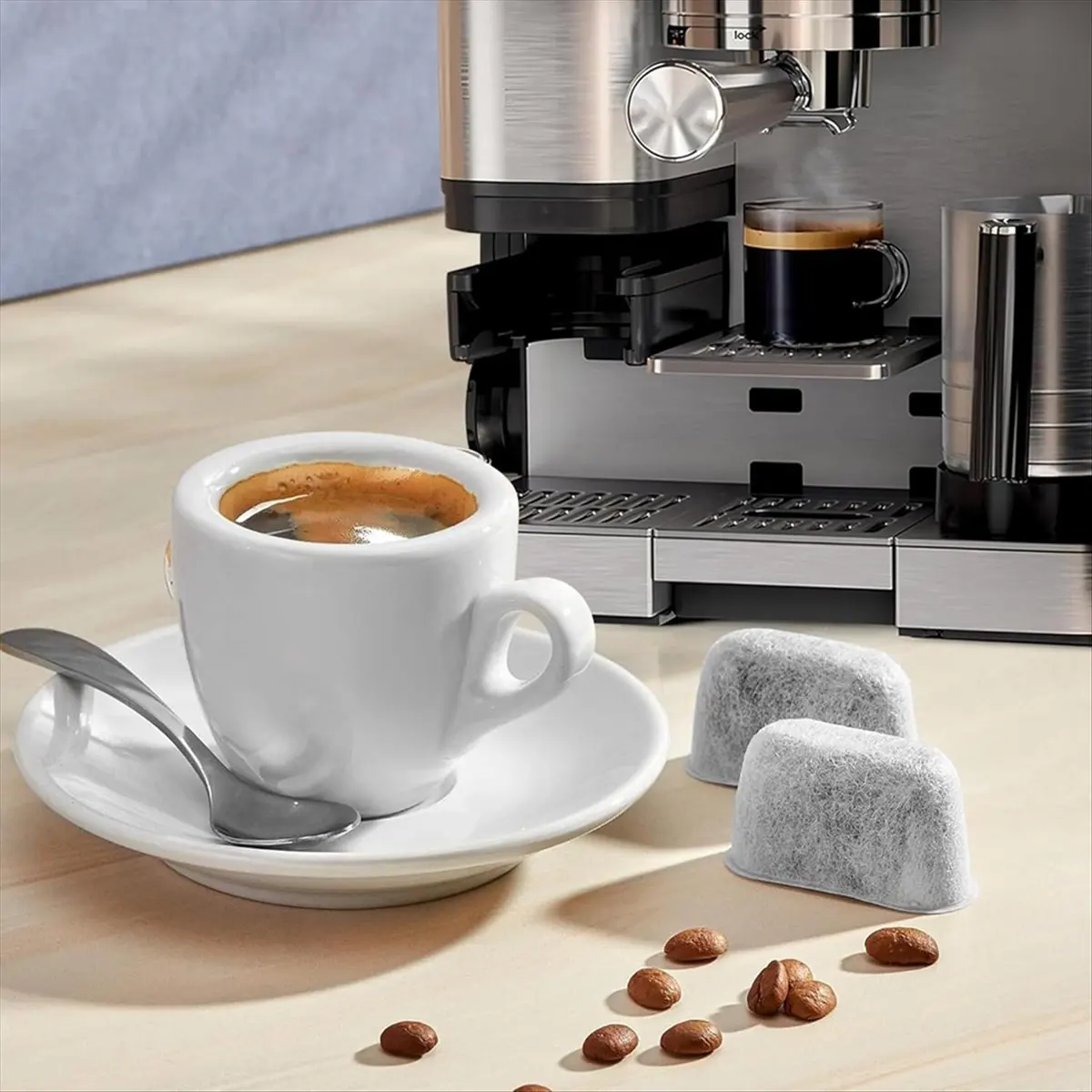 AA78 6 قطعة استبدال مرشحات المياه الفحمية ل ES601 ES701 ماكينة قهوة اسبريسو القهوة فلتر الكربون المنشط #3