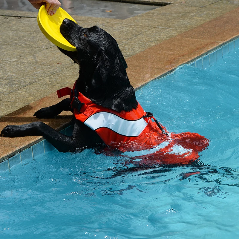 Summer Dog Life Vest Jacket Reflective Shark Pet Clothes Puppy Swimwear Pet Life Jacket Saver Safety Swimming Suit Dog Supplies