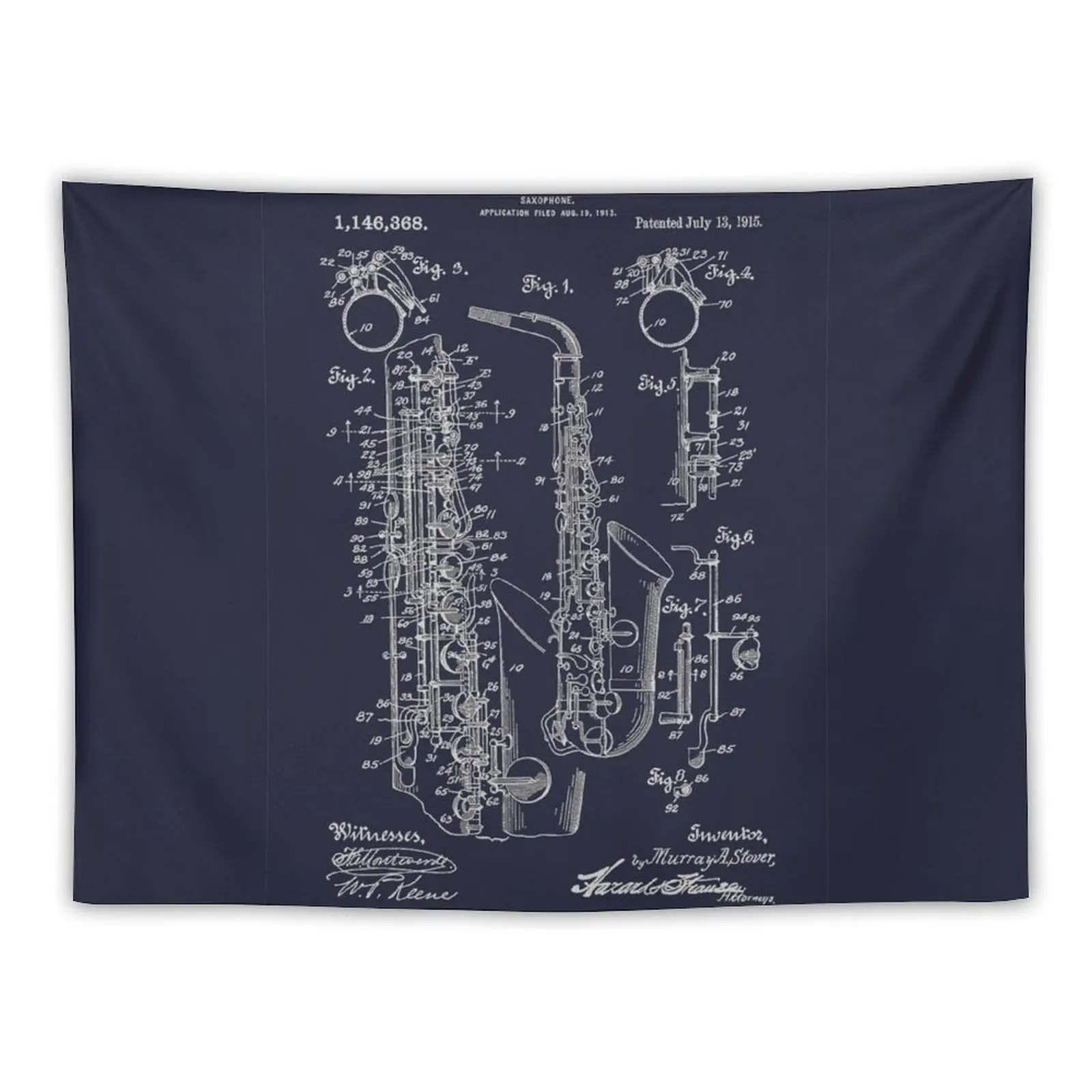 

Saxophone Tapestry Decor For Bedroom Home Decoration Tapestry