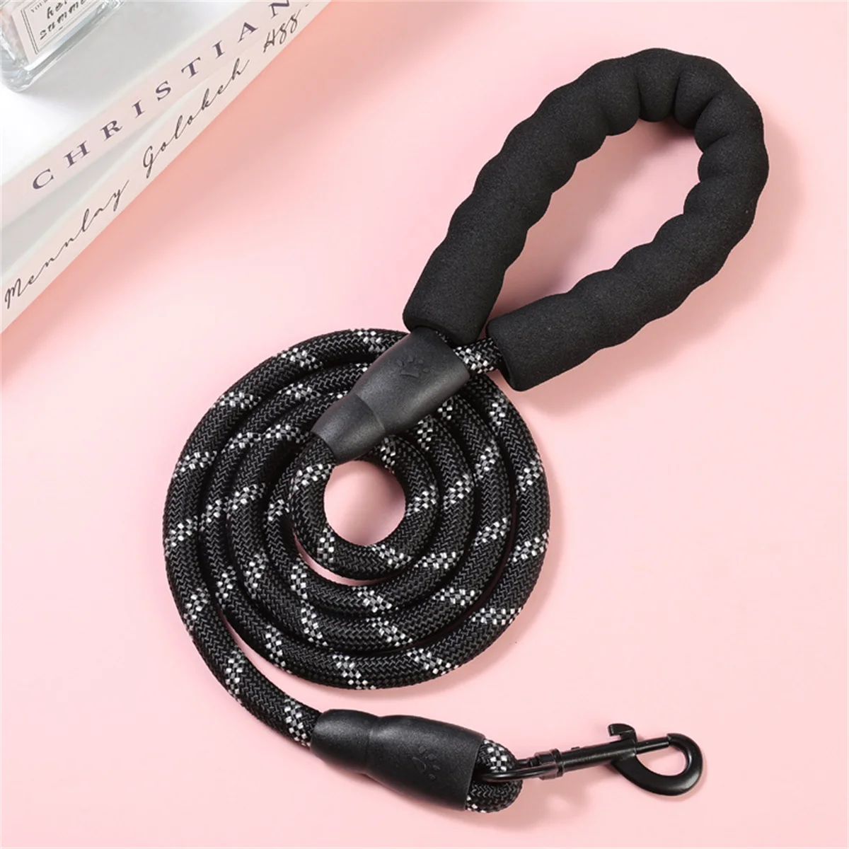 1.5m 2m 3m Long Dog Leash Reflective Outdoor Training Nylon Pet Leash Lanyard Strong Rope for Small Medium Large Big Dogs Item