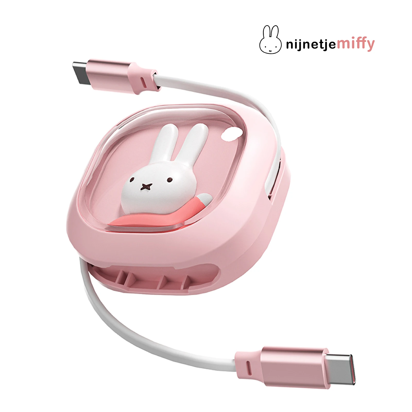 Miffy &MIPOW Retractable Charging Cable