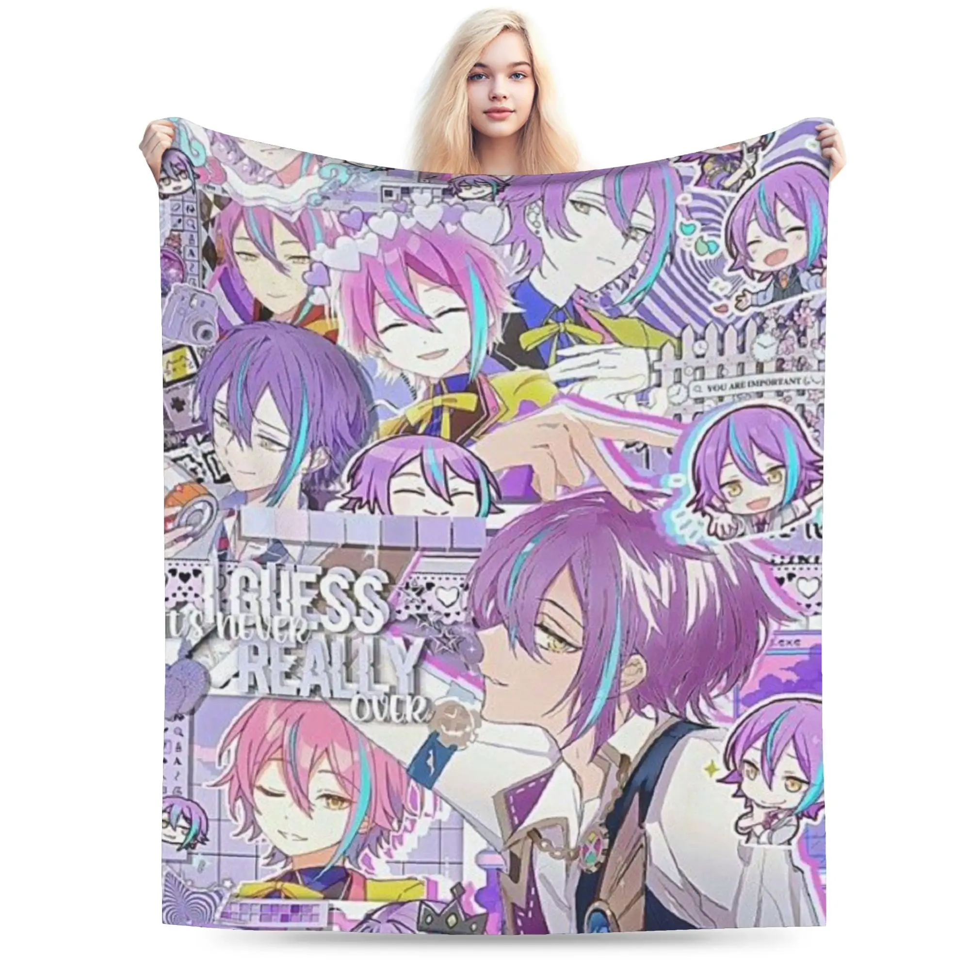 بطانيات روي كاميشيرو المضحكة فائقة النعومة من الفلانيل Wonderlands x Showtime بطانيات رمي مريحة قابلة للغسل في الغسالة