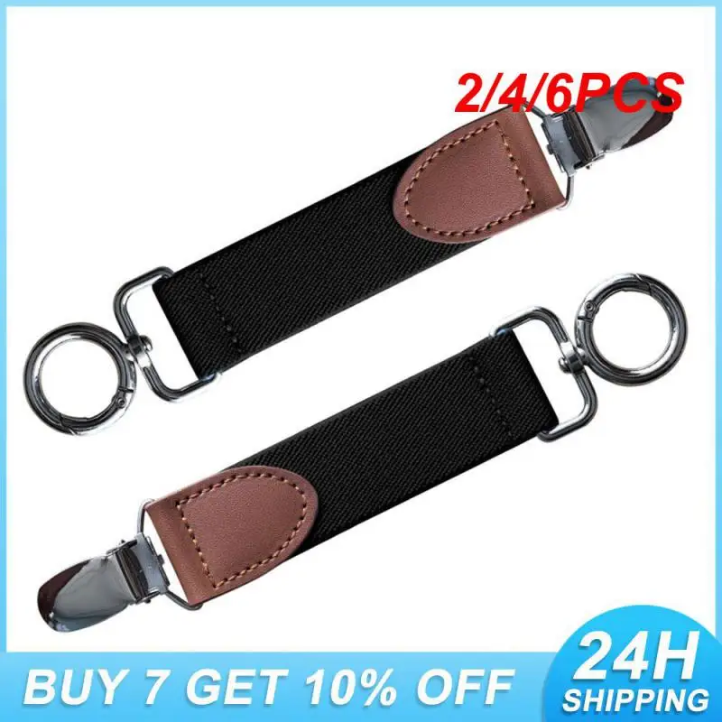 

2/4/6PCS Easy To Use Travel Hat Clip Hanging On The Bag Suspenders Durable Multifunctional Hat Clip Convenient