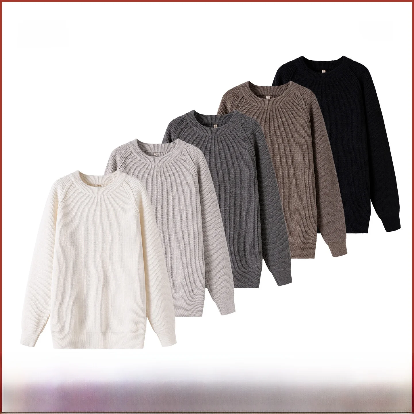 الرجعية كسول Sle الرجال لون نقي محبوك سترة مستديرة Ne oulder الإدراج الخريف جديد Faion لينة الدافئة Ci الحياة الشباب