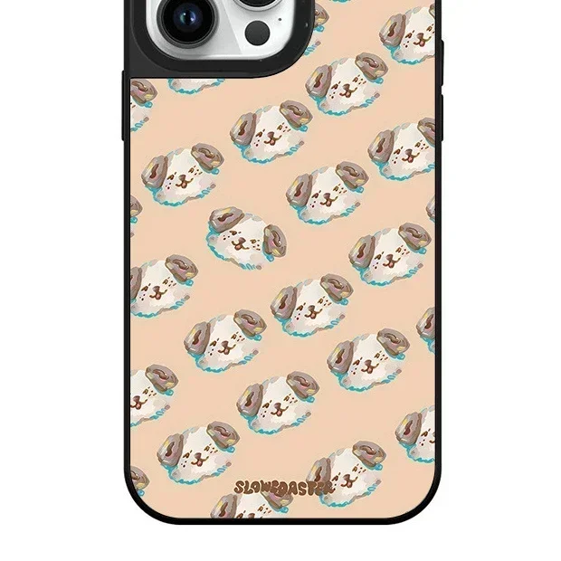 

Cartoon Dog Mirror Surface Phone Case Cover for IPhone 14 13 12 11 15 Pro Max Case for IPhone 15 Pro Max