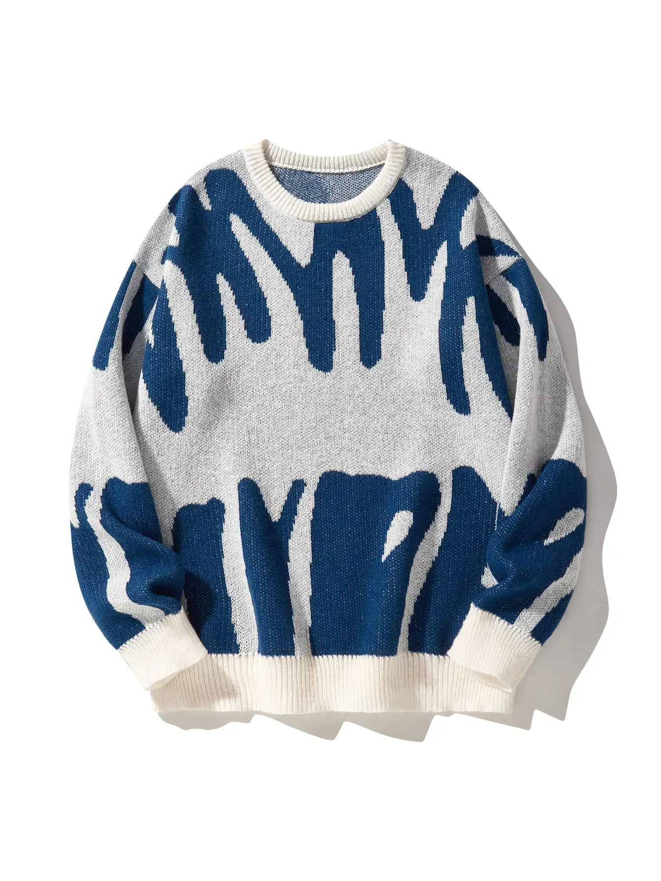 NONE Men's Jacquard Knit Pullover 6