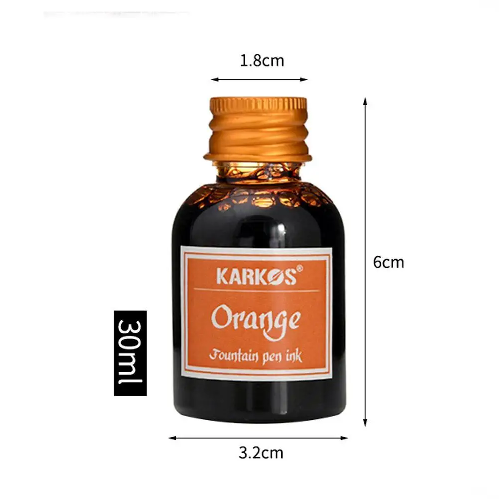 Pure Color 30ml Pen Ink Complements General Ink Writing Smooth Fast Dry High Quality Calligraphy Writing Pen Ink