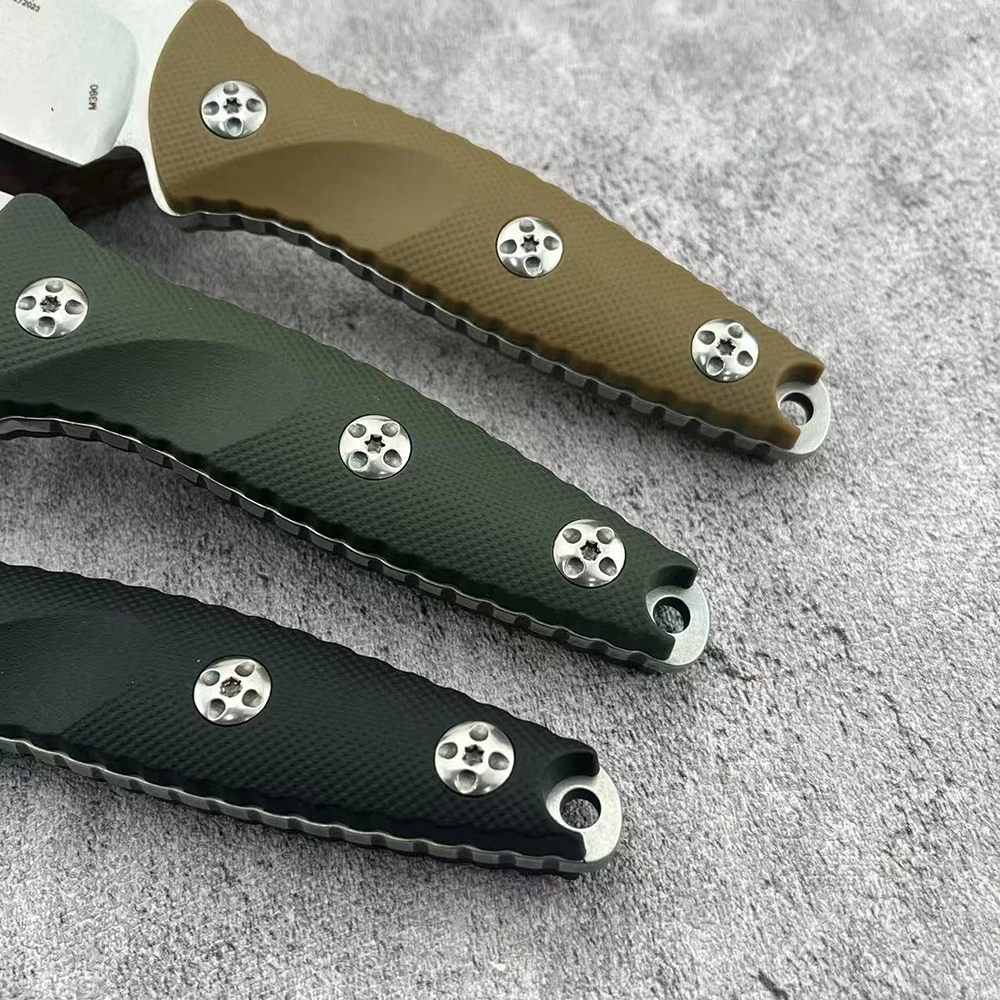 93 متر البرية بقاء الدفاع عن النفس مستقيم سكين 8Cr13Mov شفرة المحمولة في الهواء الطلق التخييم الصيد EDC أداة ألياف النايلون مقبض #6