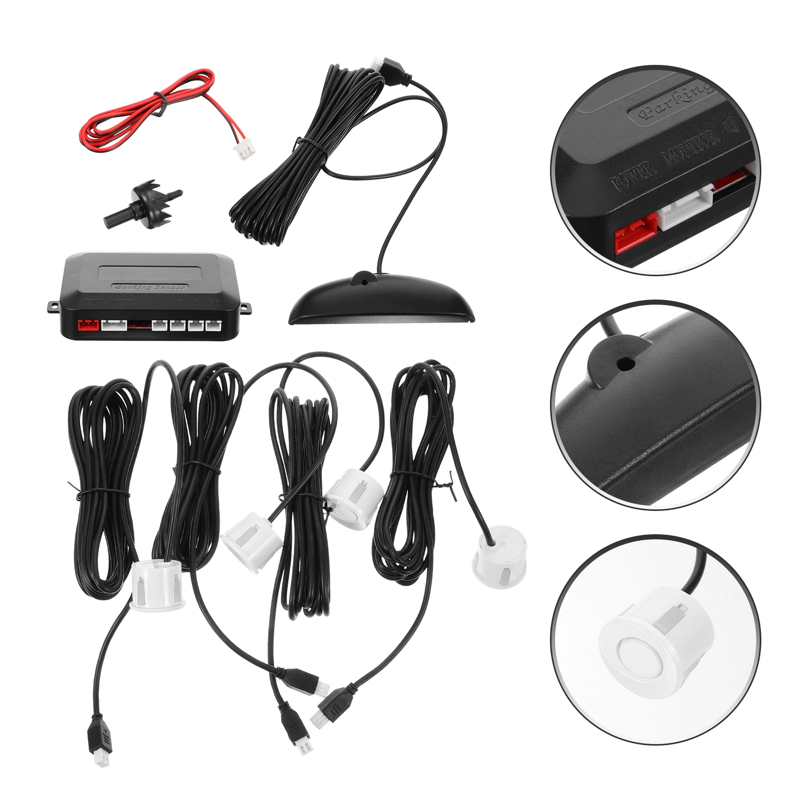

1 set Wireless Reversing Radar LED LCD Display Car Parking Assist System Backup Sensor Safety Guide