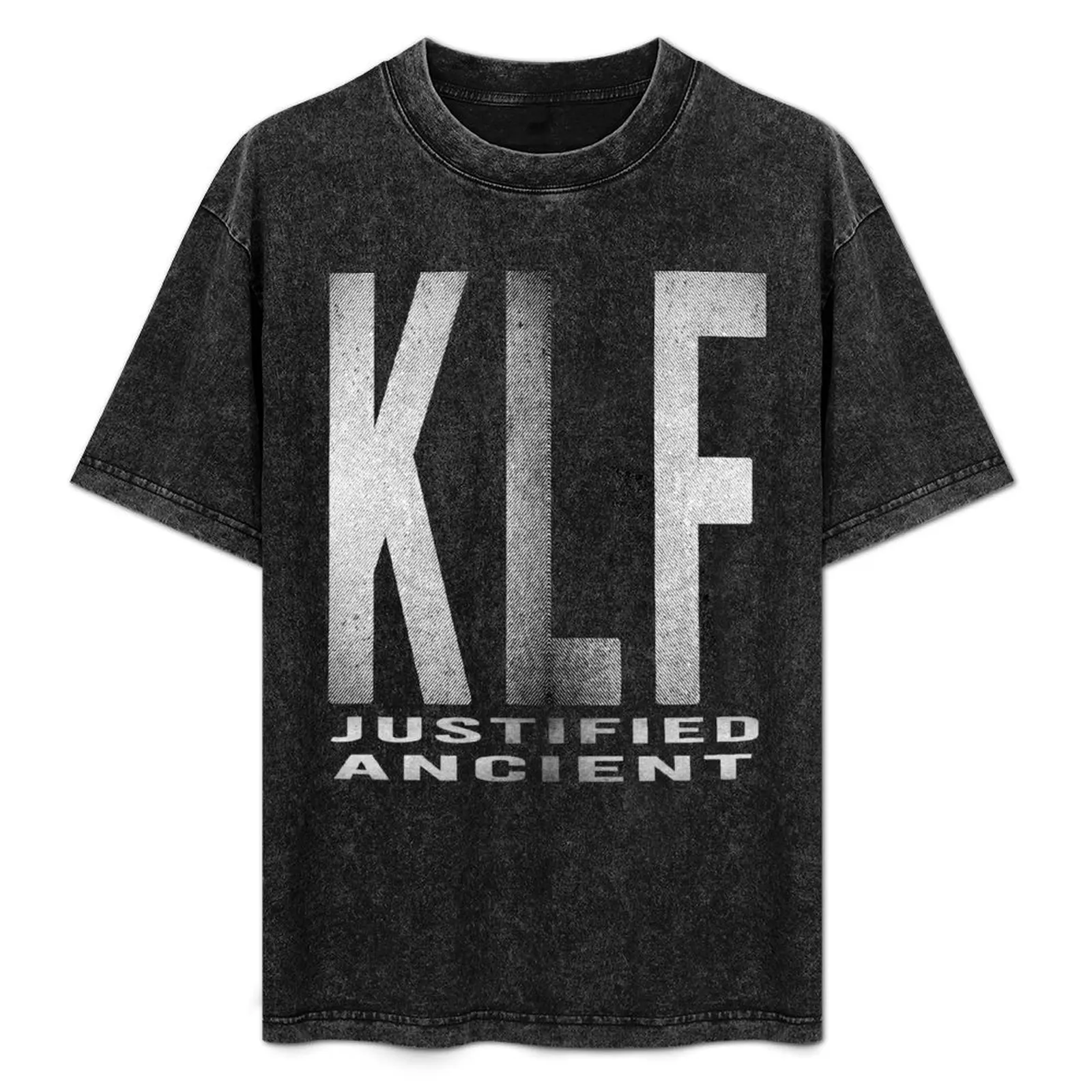 KLF Justified and Ancient T-Shirt customizeds blanks essential t shirt mens white t shirts