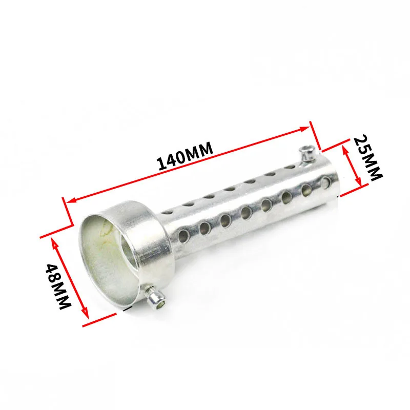 Universele Motorfiets 35Mm 42Mm 45Mm 48Mm 60Mm Db Killer Uitlaat Uitlaat Insert Baffle Db Killer Demper Roestvrij Staal - afbeelding 1