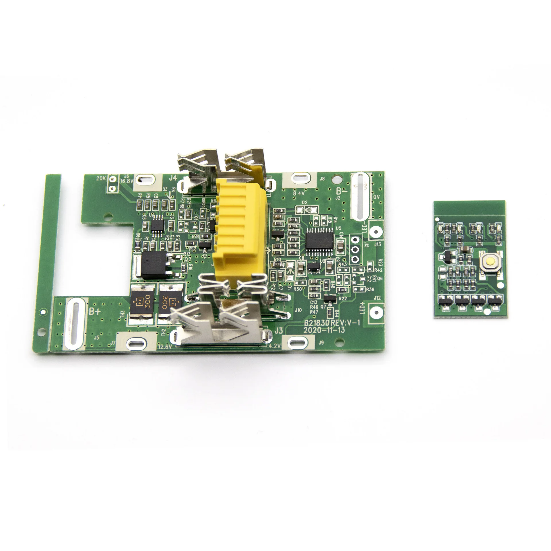 Imagem -04 - Bateria para Makita Placa de Circuito Pcb Indicador Led Ferramentas Elétricas 18650 18v Bl1850 Bl1830 Case Kit Novo